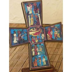 Croix de Noël 14x18cm