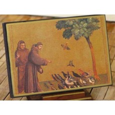 Icône de Saint François prêchant aux oiseaux, Les Clémences