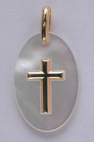Médaille Nacre Croix