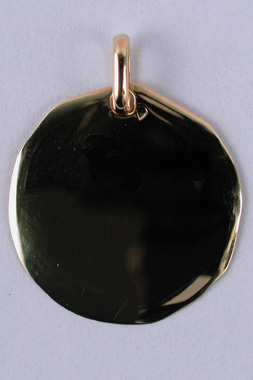 Jeton poli 18 carats 18 mm