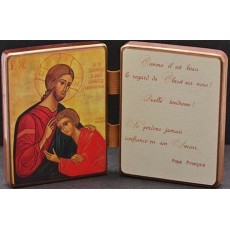 Diptyque Christ et Saint Jean / Comme il est beau... Pape François