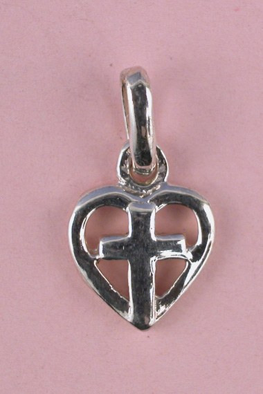 Pendentif Croix/Cœur