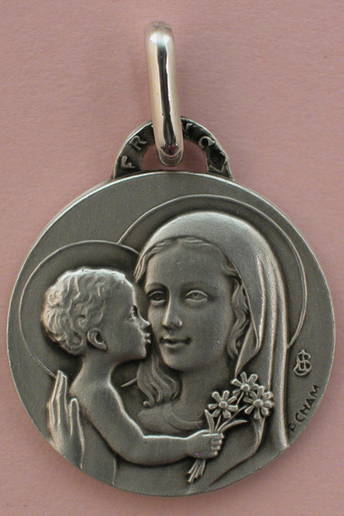 Médaille Vierge et Enfant