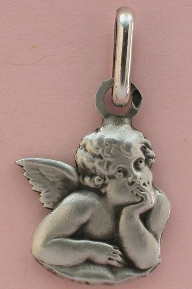 Médaille Ange découpé