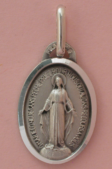Médaille Miraculeuse bord lapide 15 mm