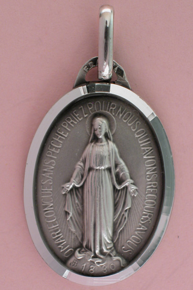 Médaille Miraculeuse bord lapide 19 mm
