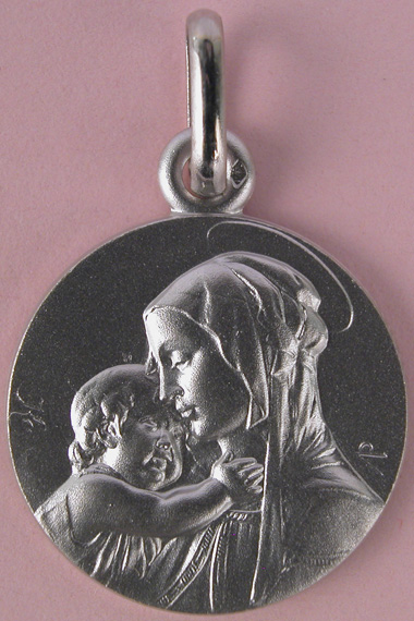 Médaille Vierge et Enfant