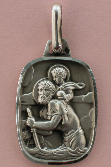 Médaille Christophe 17 mm