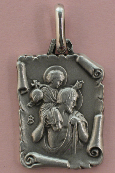 Médaille Parchemin Christophe
