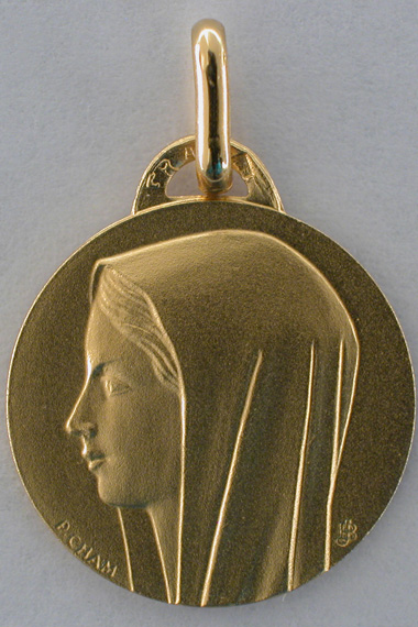 Médaille Vierge 16 mm