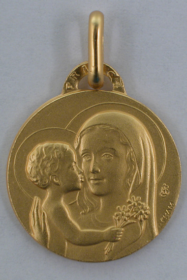Médaille Vierge / Enfant