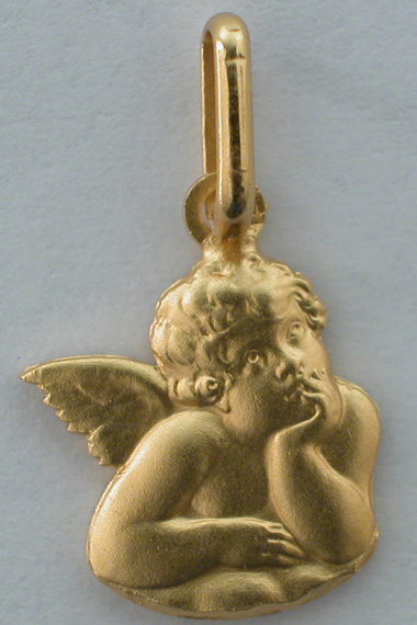 Médaille Ange découpé