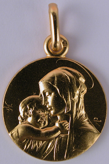Médaille Vierge / Enfant