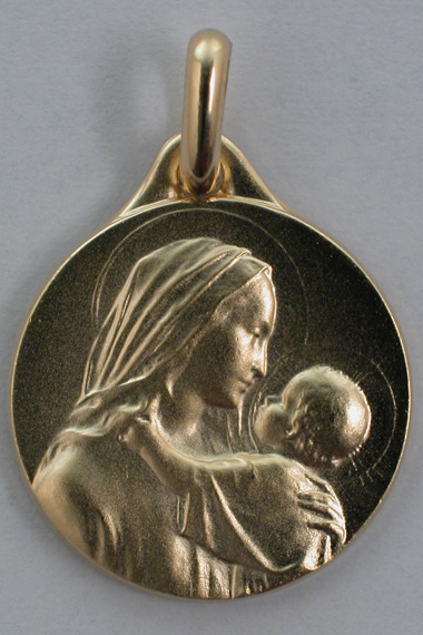 Médaille Vierge / Enfant
