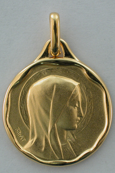 Médaille Vierge cachet