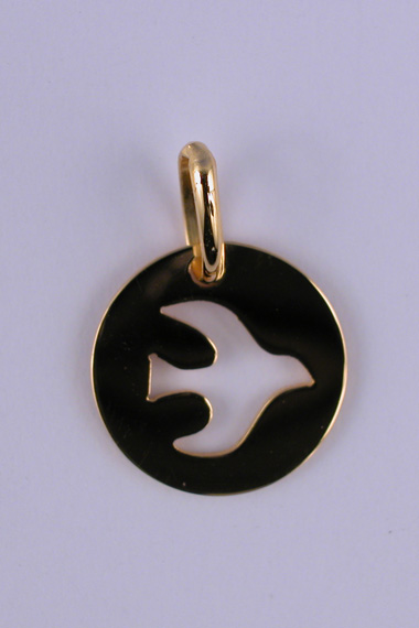 Médaille Colombe PM découpé