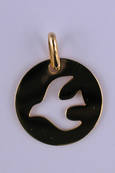 Médaille Colombe MM découpé