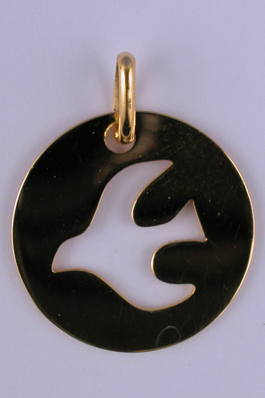 Médaille Colombe GM découpé
