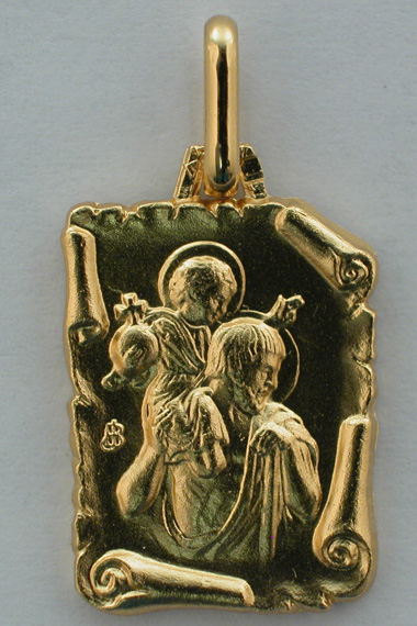 Médaille Parchemin Christophe