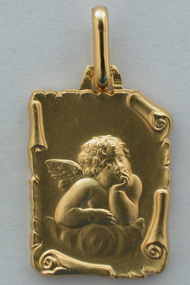 Médaille Parchemin Ange