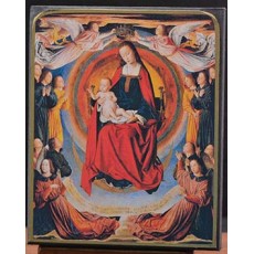 Icône Vierge du Maître de Moulins (entière), Les Clémences