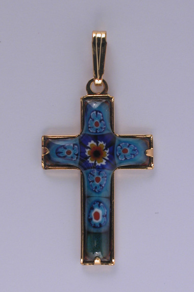 Croix Emaux GD. Feu Bleue