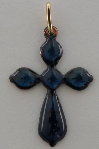 Croix Emaux GD. Feu Arrondie : Lapis