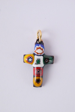 Croix Emaux GD. Feu Patchwork PM