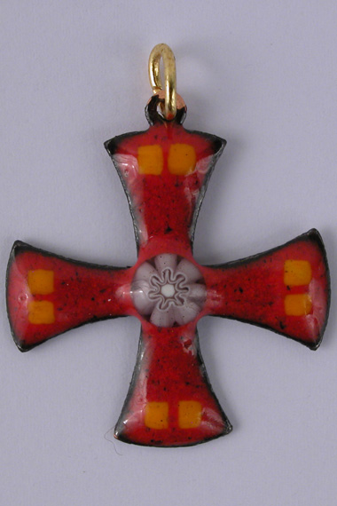 Croix Emaux GD. Feu Rouge