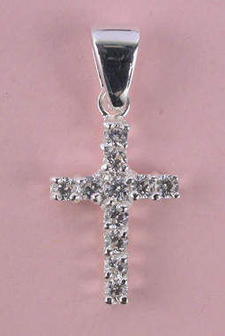 Croix Argent Fantaisie