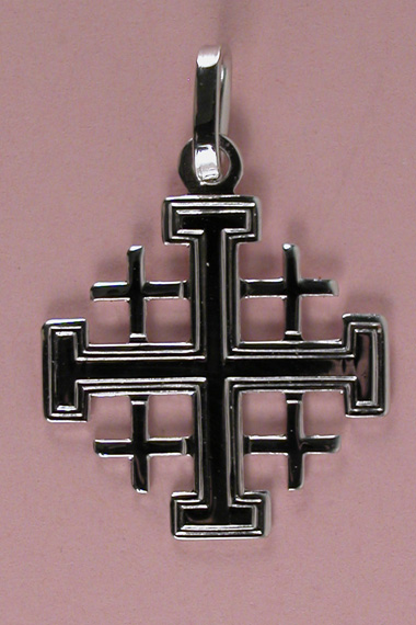 Croix Argent Jérusalem