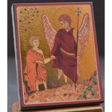 Ange Gardien avec l'enfant 5 x 7 cm