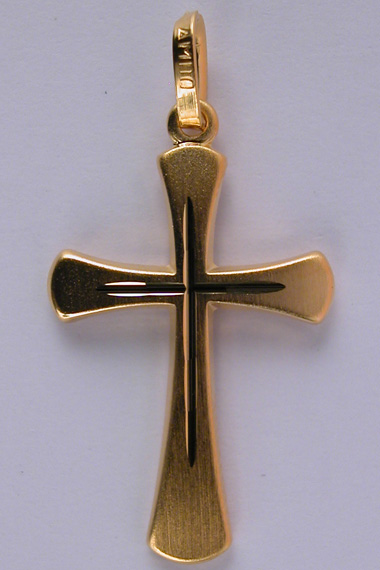 Croix PO Mat Fantaisie/Diamantage