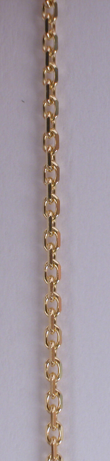 Chaîne Or Forçat diamantée 18 carats