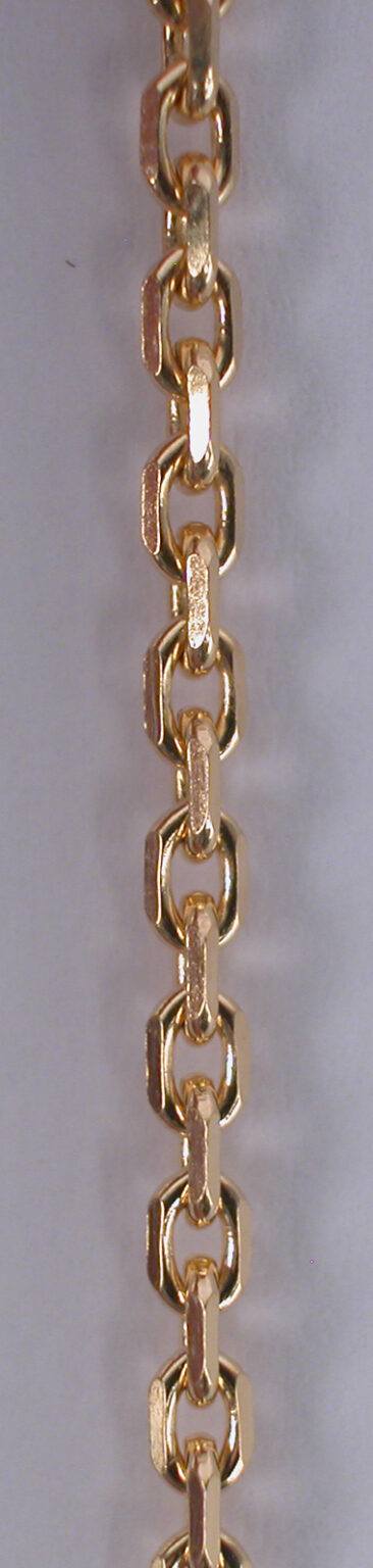 chaîne or forçat diamantée 18 carats