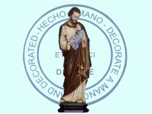 Joseph enfant au bras 40 cm