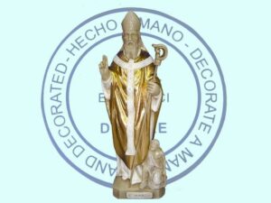 Saint Martin Évêque avec mendiant 25 cm