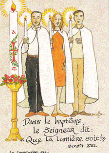 N° 171 - Dans le baptême, le Seigneur dit: "Que la lumière soit!"