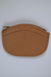 Porte-monnaie en cuir naturel