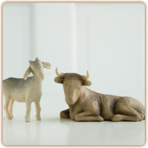 Ox and Goat for the Nativity