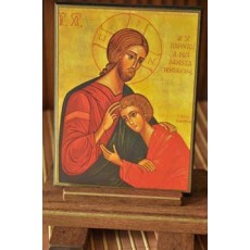 Christ et Saint Jean 5 x 7 cm