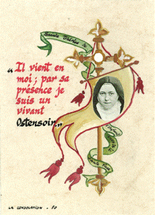 N°80 - Il vient en moi; par sa présence je suis un vivant ostensoir