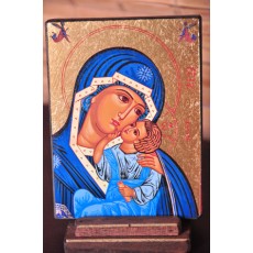 Marie qui aime l'humanité 4 x 5.5 cm