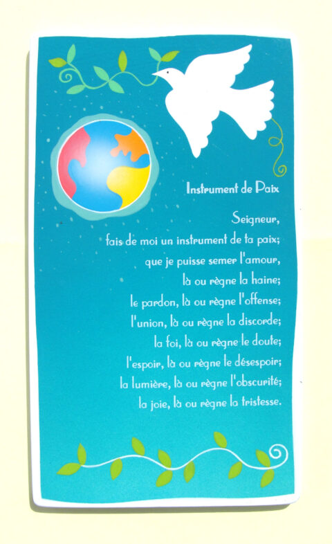 Prière " Instrument de Paix "