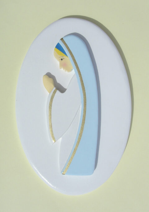 Ste Marie bleue, base blanche