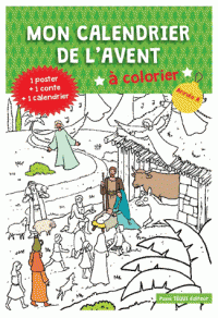 Mon calendrier de l'Avent à colorier
