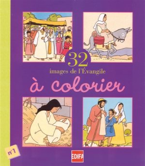 32 images de l'Evangile à colorier N°1
