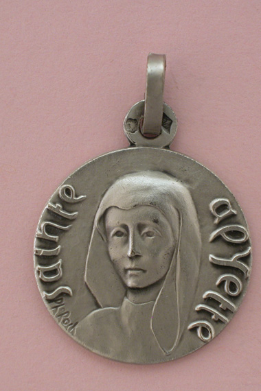 Médaille Argent Prénom Alyette 18 mm