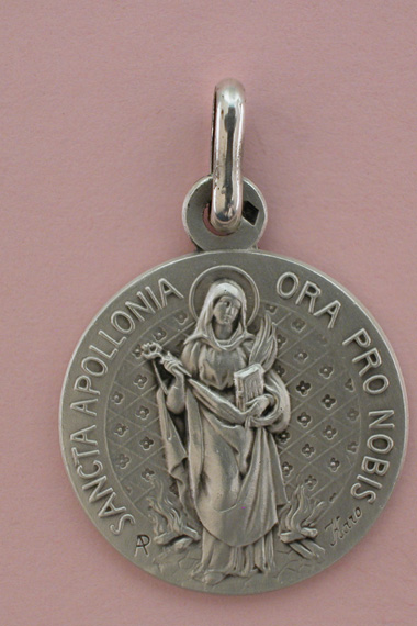 Médaille Argent Prénom Apolline 18 mm