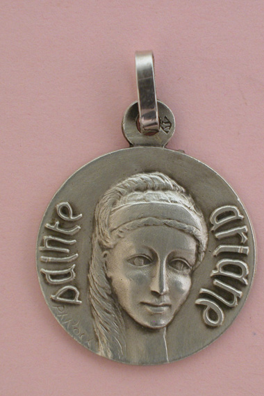 Médaille Argent Prénom Ariane 18 mm